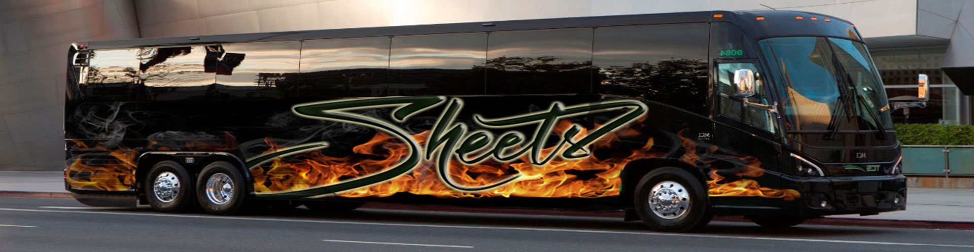 Sheets Wraps Charter Bus Wrap