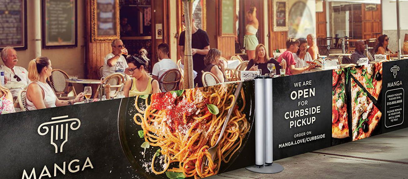 stanchions Branding wraps las vegas advertising