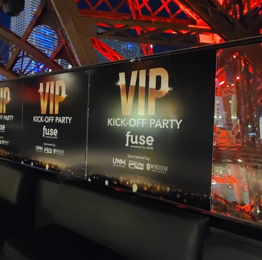 Venue Branding Glass Panel Wraps