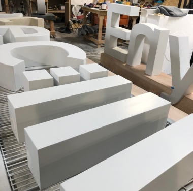 Custom large foam letters Las Vegas